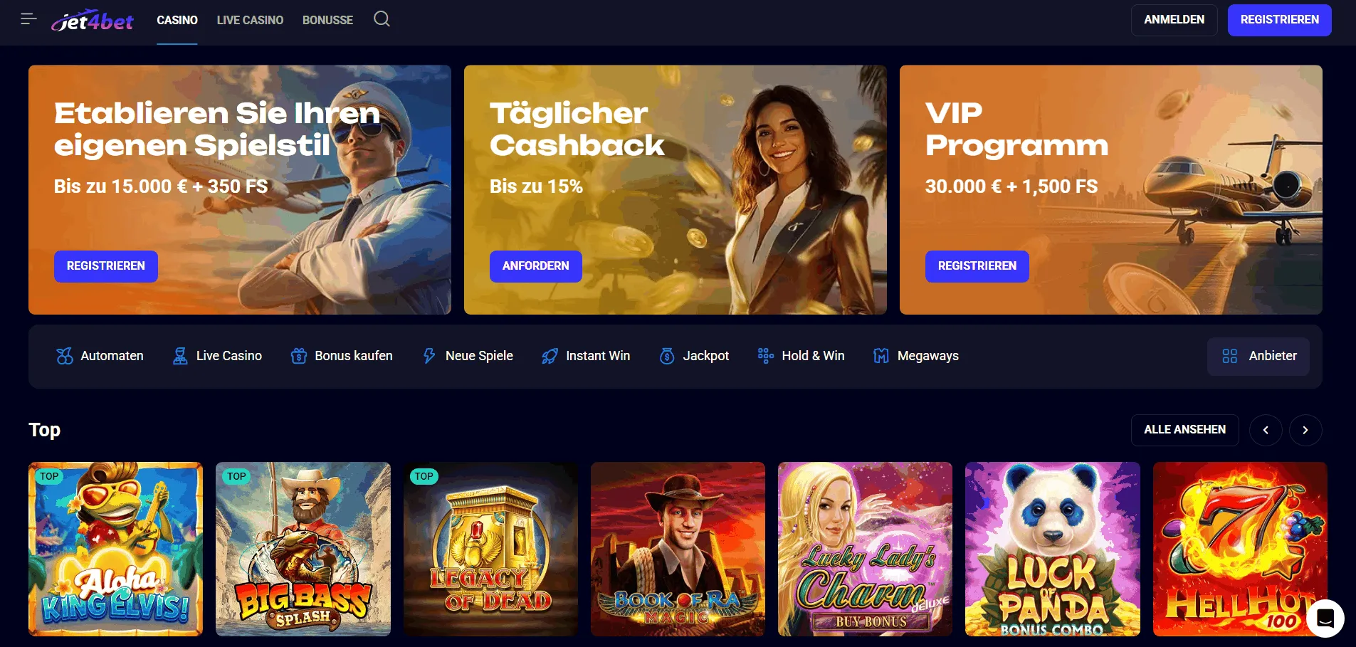 Jet4Bet Startseiite Jet4Bet Casino Startseite